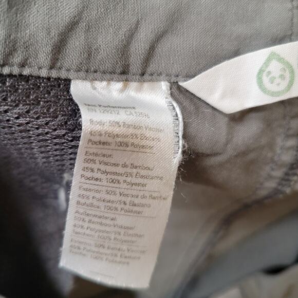 Tasc Performance Shorts Mens Size 38 L Grey 6" Cargo Bamboo Stretch Sustainable - Picture 9 of 9